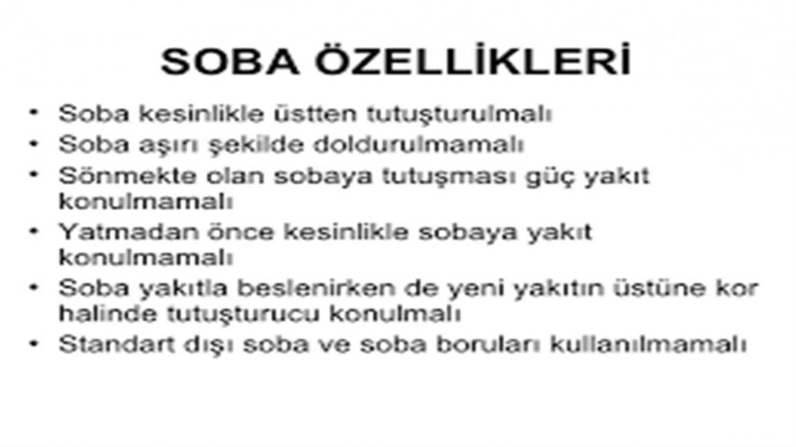 karbonmonoksit zehirlenmelerine karsin dikkatli olalim buyukhacilar ilkokulu